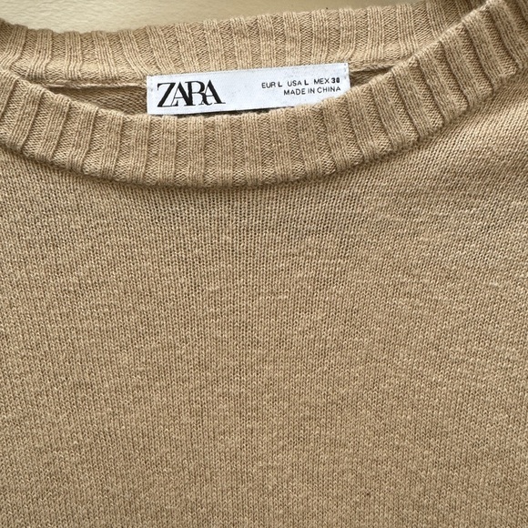 Zara sweater knit short sleeved shirt - Picture 3 of 3